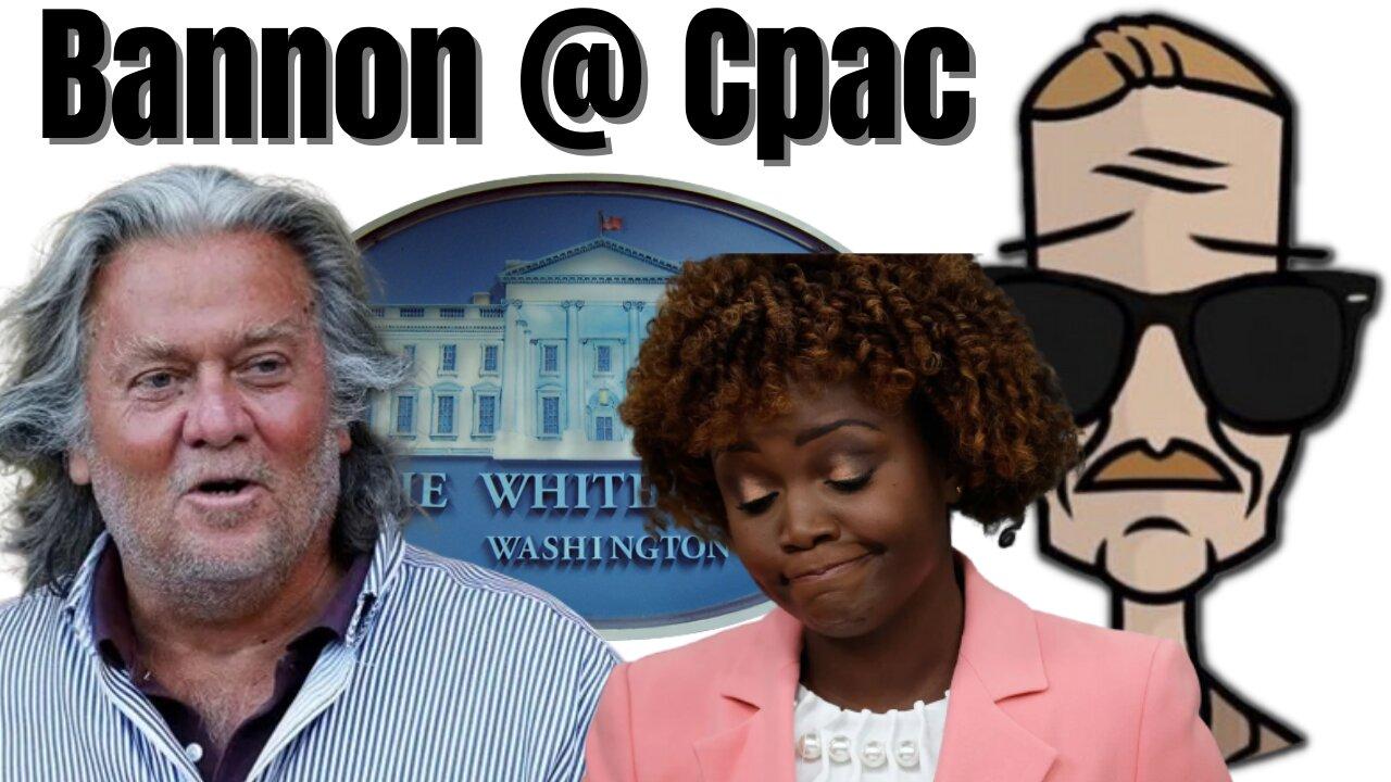 Bannon at Cpac | White House Press Briefing | Trump 2024 | LIVE STREAM 2024 Election | LIVE
