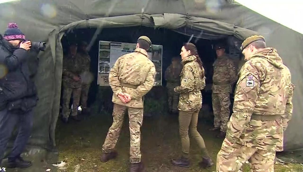 Combat Kate: Princess dons uniform on army visit