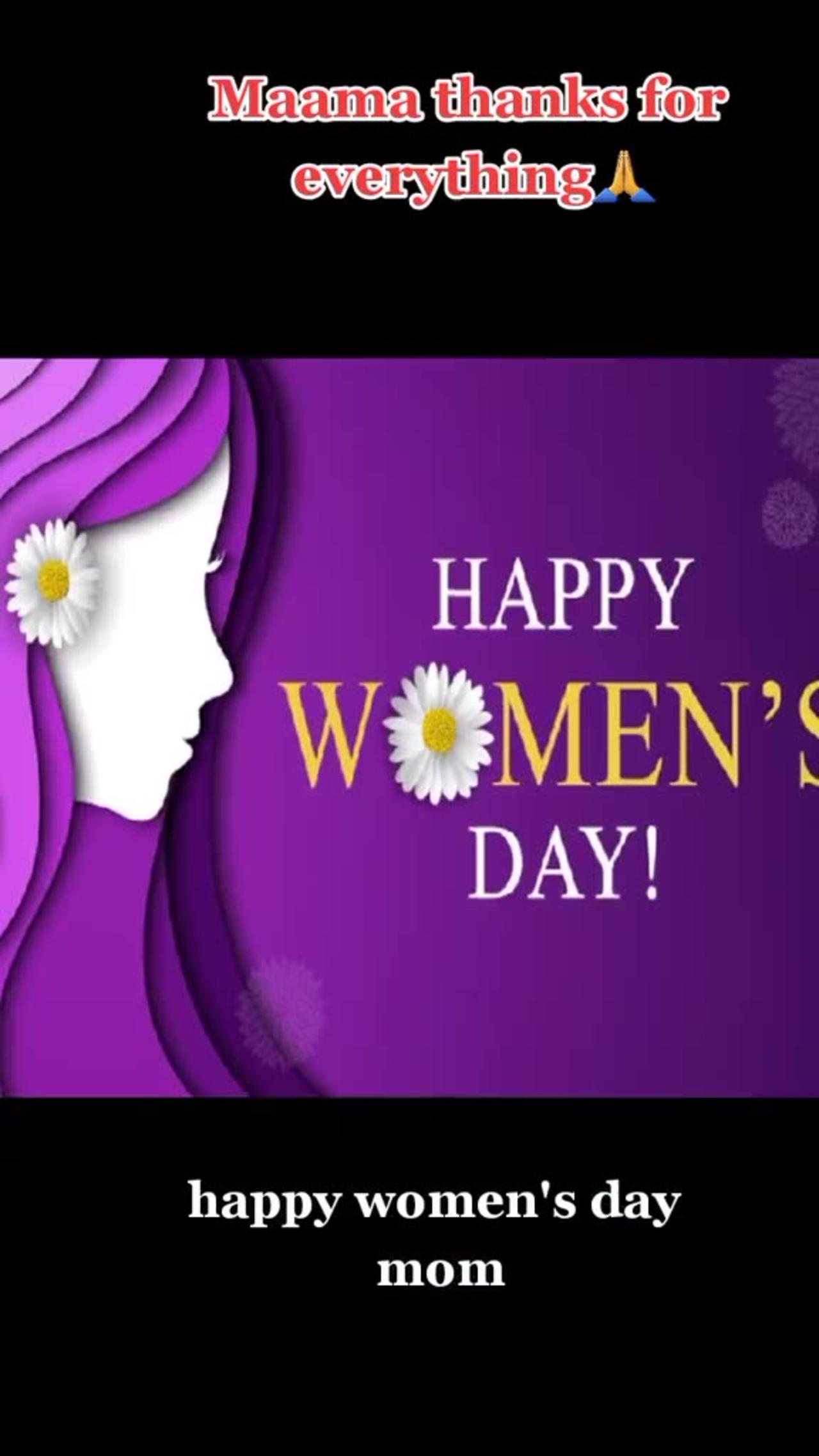 Happy International Women's Day to all the inspiring women in the world!