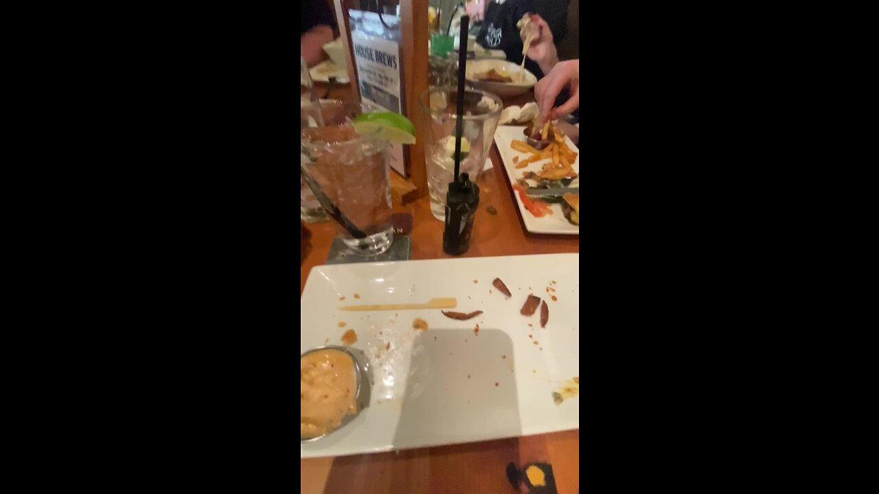 Guy shares his fries with his buddy!.MOV One News Page VIDEO