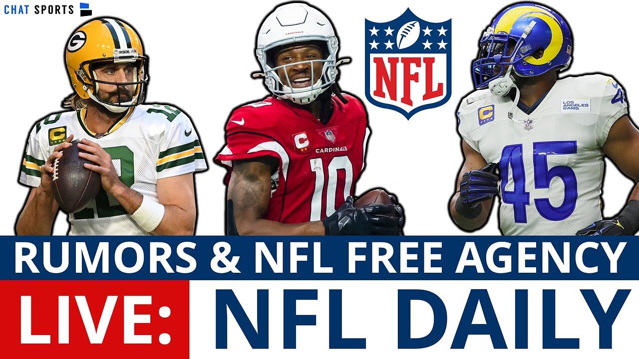 NFL Daily LIVE: Rumors On Lamar Jackson, Aaron Rodgers, Derrick Henry, Top NFL Free Agents