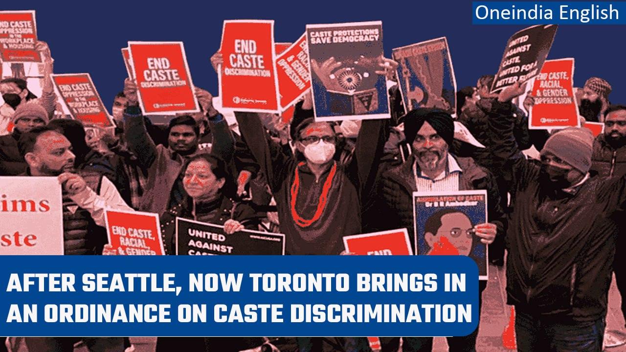 Canada’s Toronto votes in favor of a motion on caste oppression, faces backlash | Oneindia News