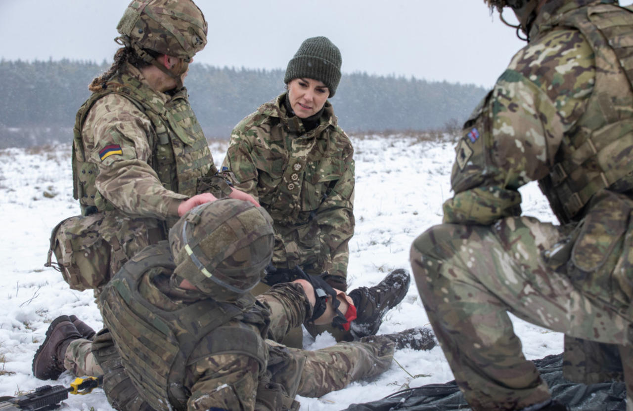 Catherine, Princess of Wales undertakes military first aid challenge
