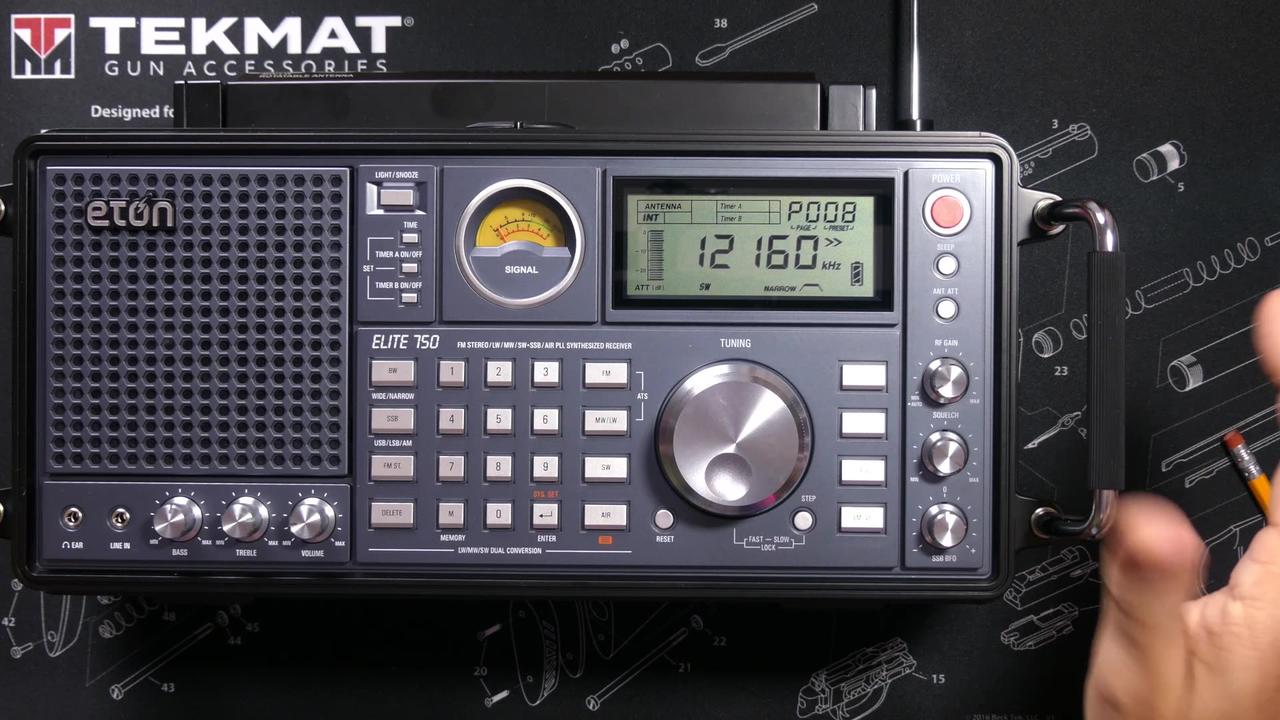 The Eton Elite 750 Shortwave Radio Perfect For One News Page Video