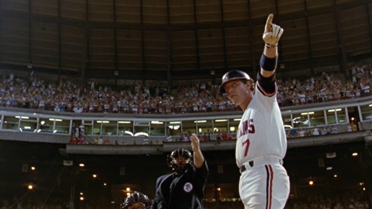 Major League  "Taylor is pointing to the bleachers" scene