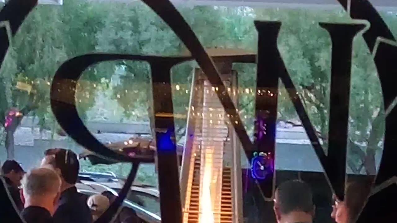 Cool fire pit at the Westgate hotel