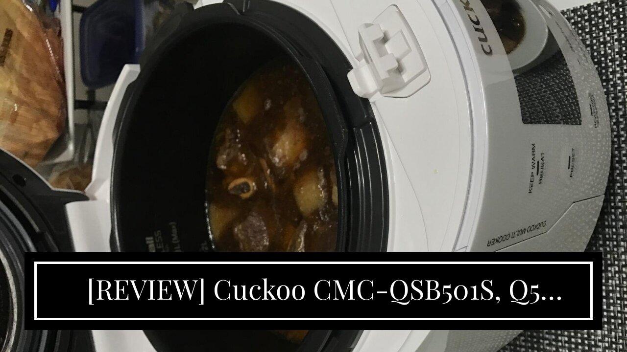 [REVIEW] Cuckoo CMCQSB501S, Q5 Premium 8 in 1 One News Page VIDEO