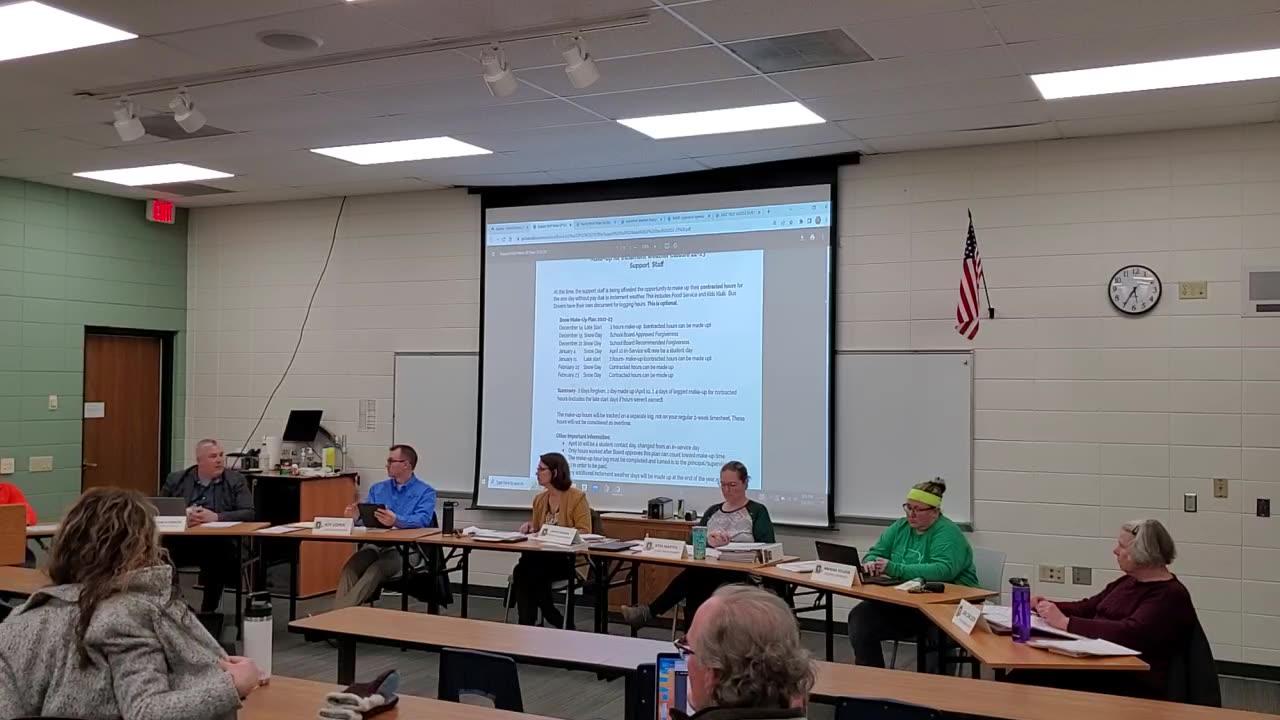 March 8th 2023 Osceola WI School Board Committee One News Page VIDEO