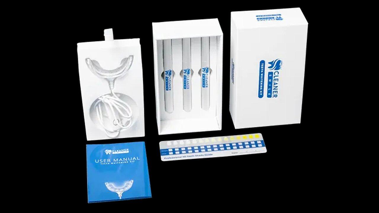 Cleaner Smile Teeth Whitening Kit Noticeably One News Page VIDEO
