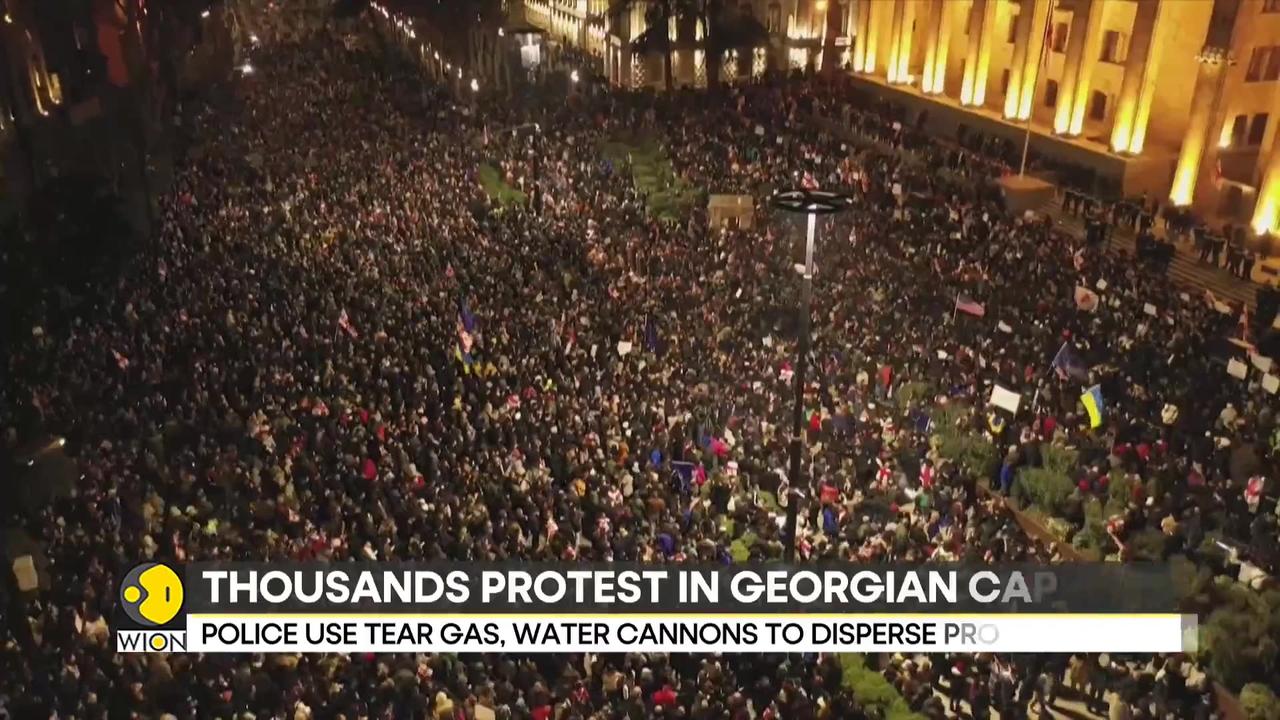 Thousands Protest Over 'Foreign Agent' Bill In Georgia - Latest English News - WION