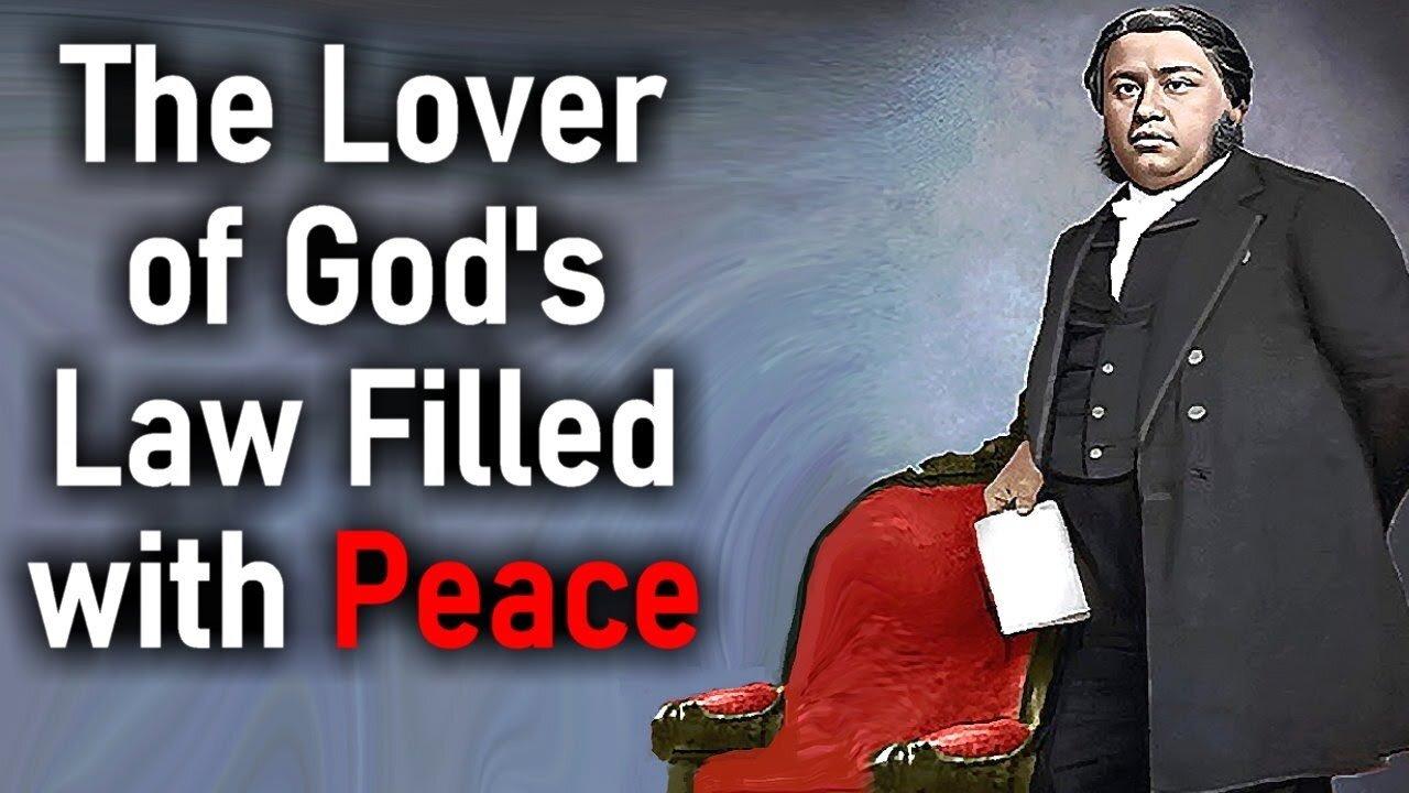 The Lover of God's Law Filled with Peace - Charles Spurgeon Sermon / Psalm 119:165