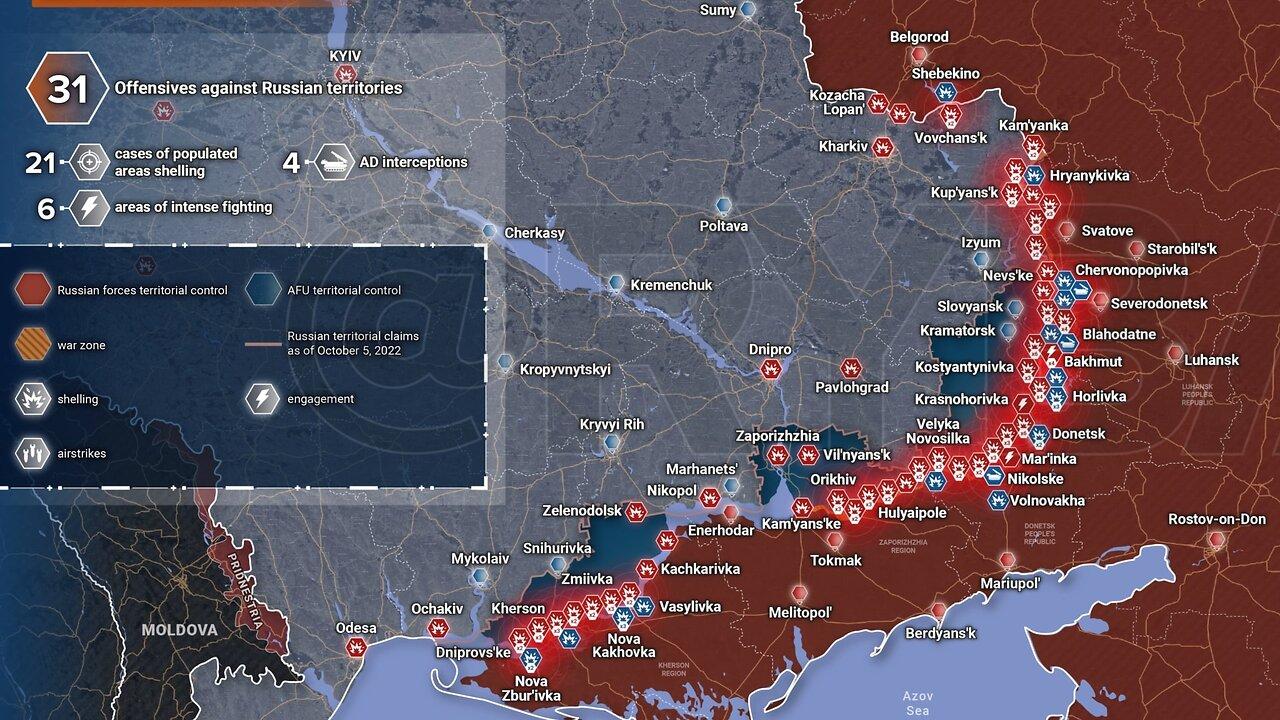 Ukraine Russian War Update, Rybar Map, analysis and events for March 9, 2023