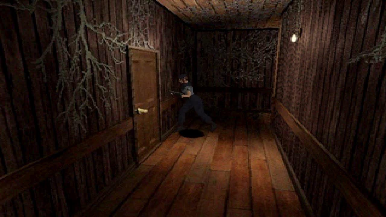 Resident Evil Director's Cut - Jill - Courtyard-Mansion