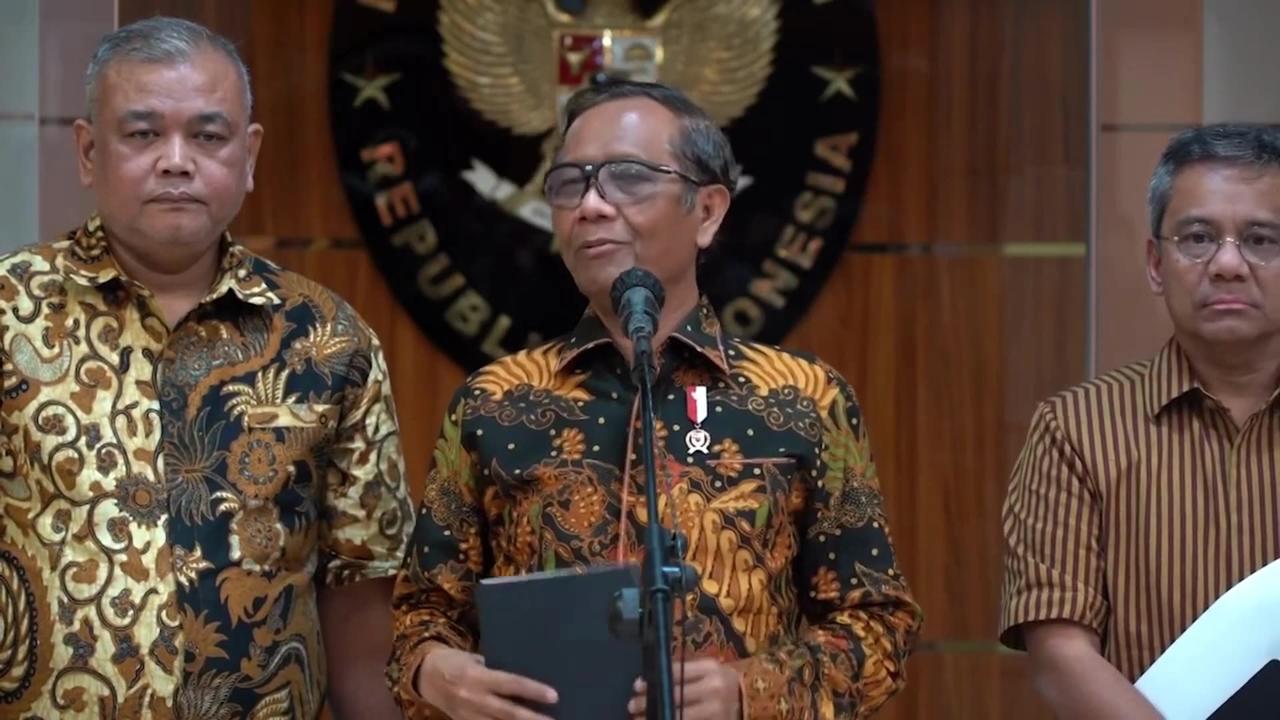 Menko Polhukam Moh. Mahfud MD bertemu dengan Wakil Menteri Keuangan Republik Indonesia