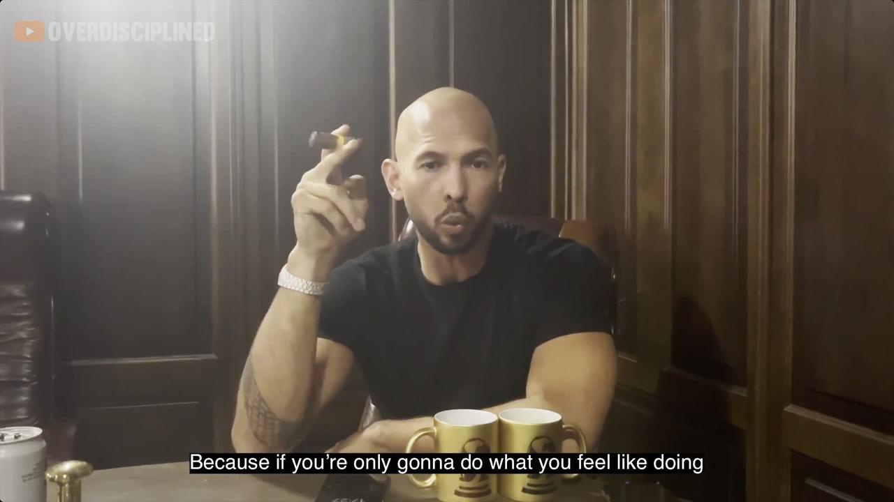 *UNSEEN* Why Discipline is Better than Motivation | Andrew Tate Explains