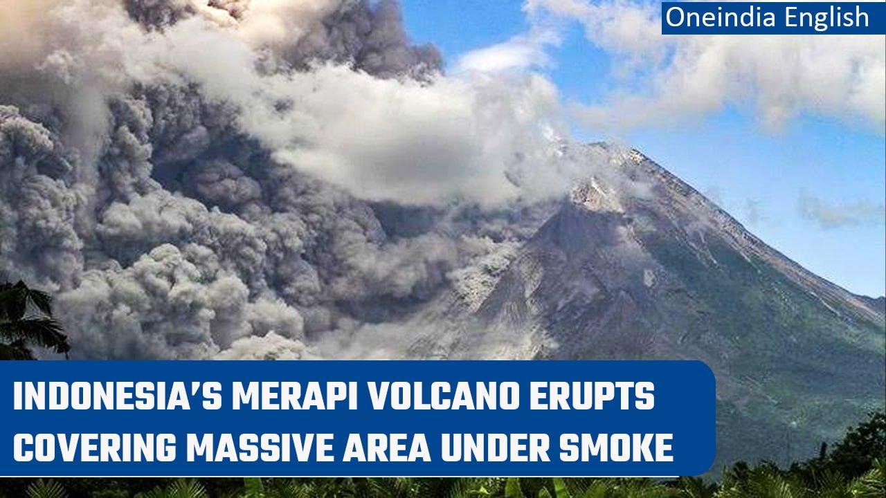 Indonesia’s most active volcano erupts, many villages covered in thick smoke | Oneindia News
