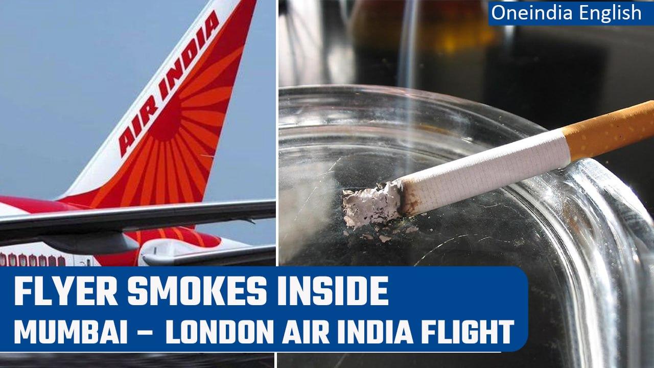 Mumbai – London flyer smokes inside the plane, misbehaves when confronted | Oneindia News