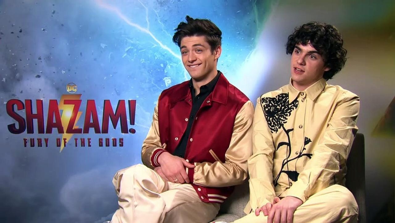 Asher Angel & Jack Dylan Grazer's Cute But Chaotic Interview For Shazam: Fury of the Gods