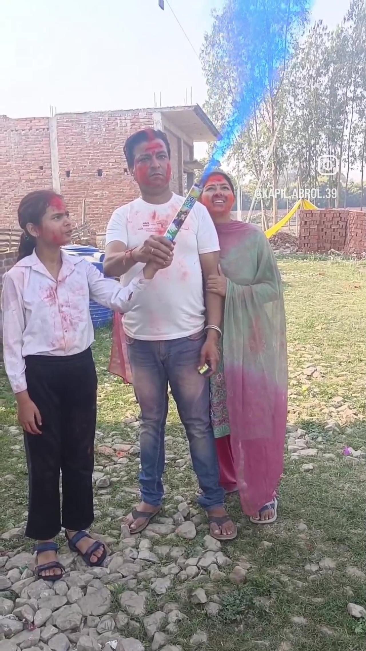 Holi celebration