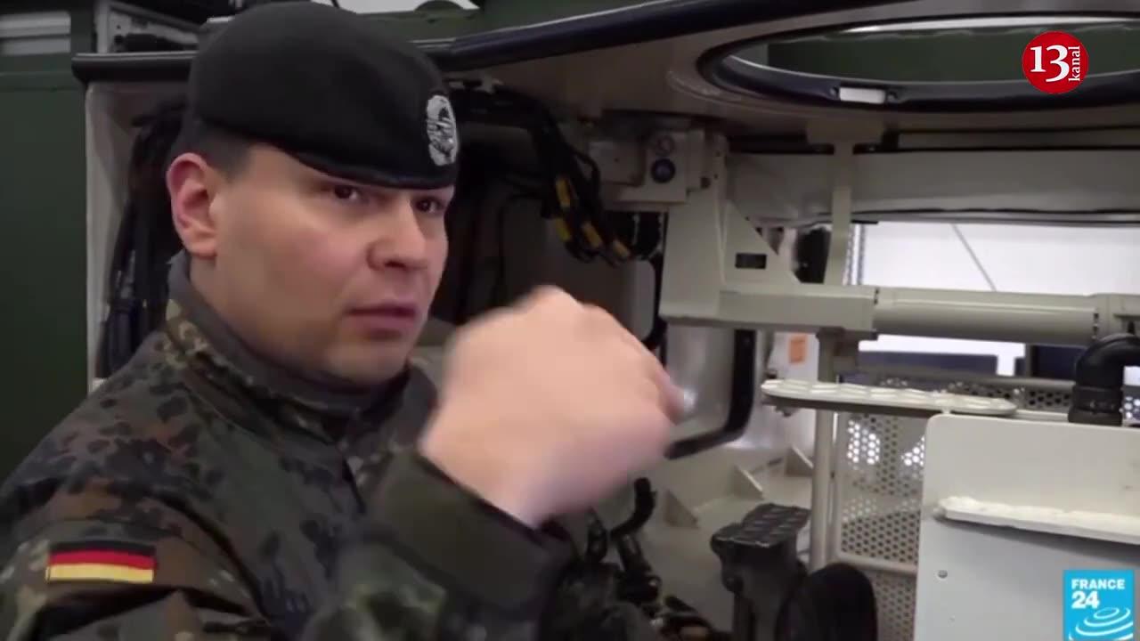 Footage of Ukrainian tank crew’s training on "Leopard 2" tanks in Germany