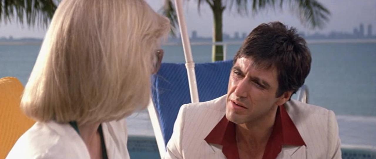 Scarface  "Frank is not gonna last, o.k." scene