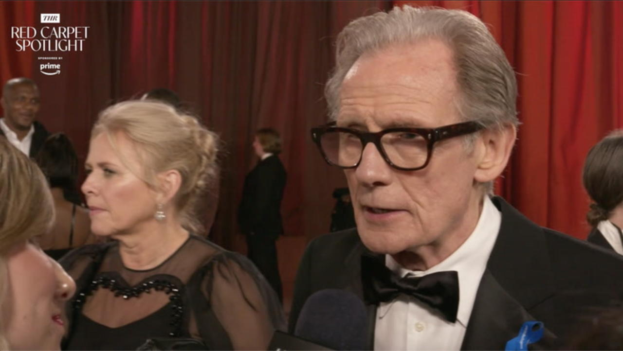 Bill Nighy On Getting An Oscar Nomination & the One News Page VIDEO
