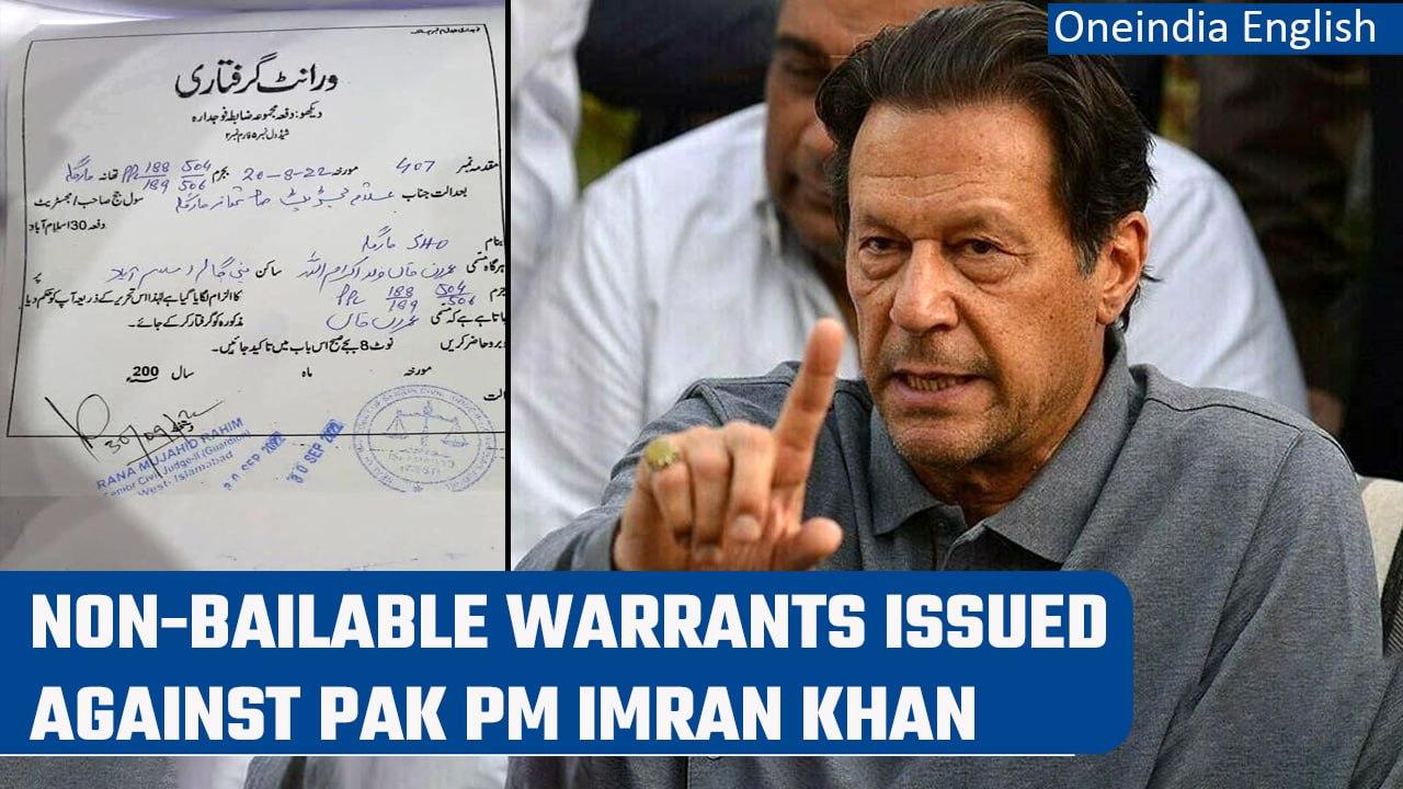 Pakistan Court issues non-bailable arrest warrants against Imran Khan | Oneindia News