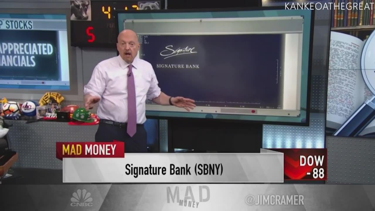 2022: Jim Cramer recommends Signature Bank