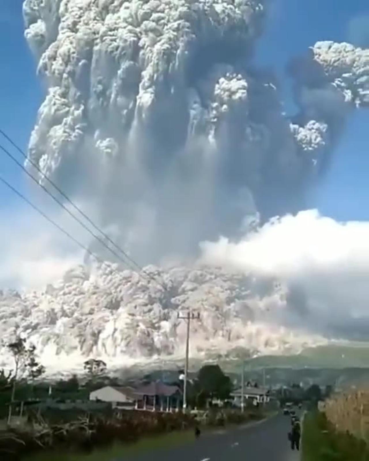 Indonesia’s Mount Merapi has erupted with searing gas clouds and lava.