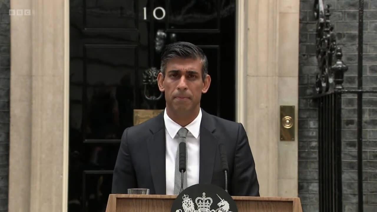 Rishi Sunak's first address as UK prime minister