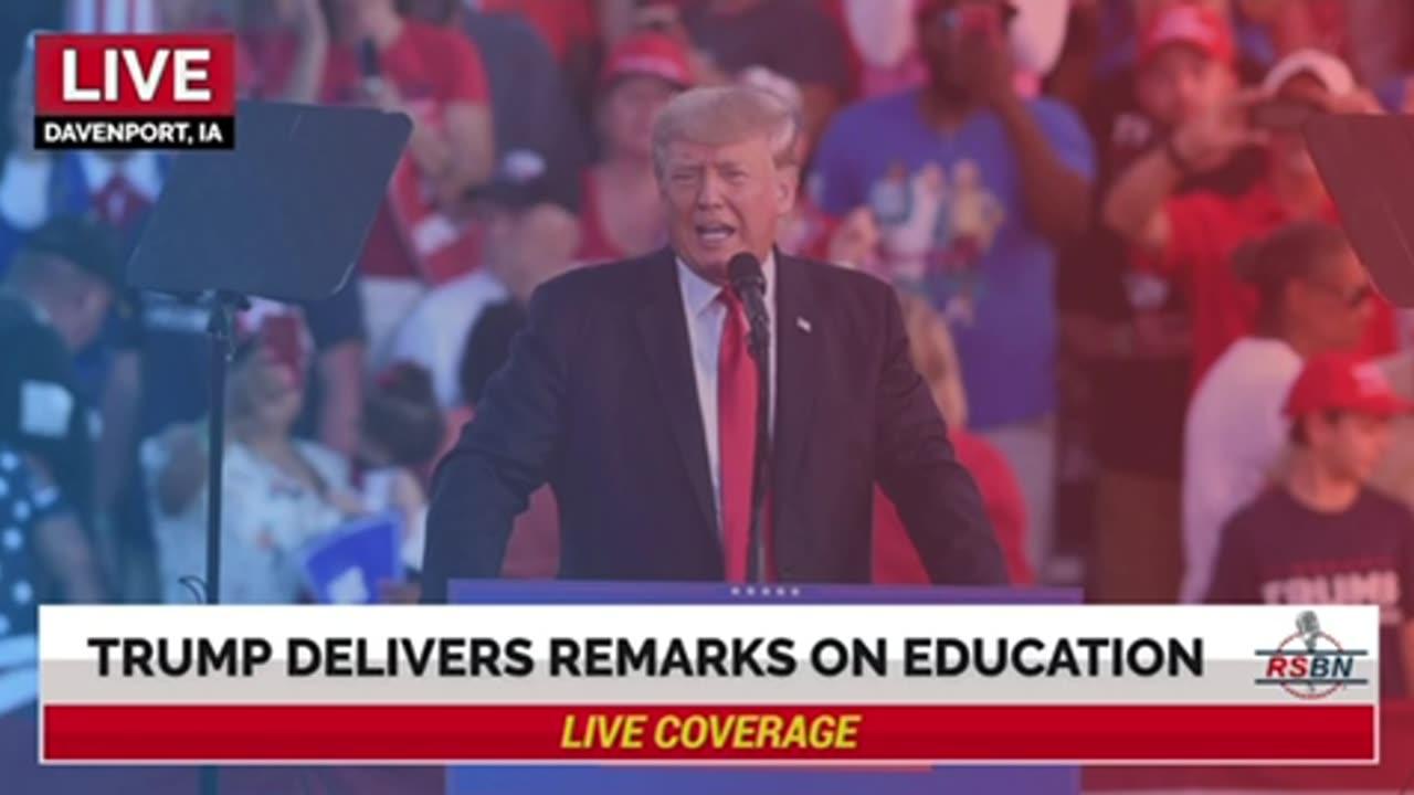 🔴 LIVE: President Donald J. Trump Delivers Remarks on Education in Davenport, IA 3/13/23