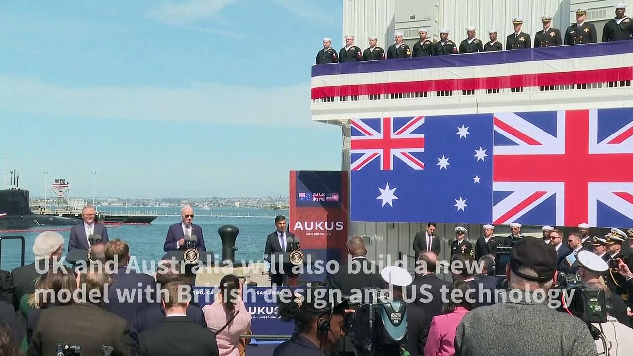 US, Australia and Britain agree nuclear-powered subs pact