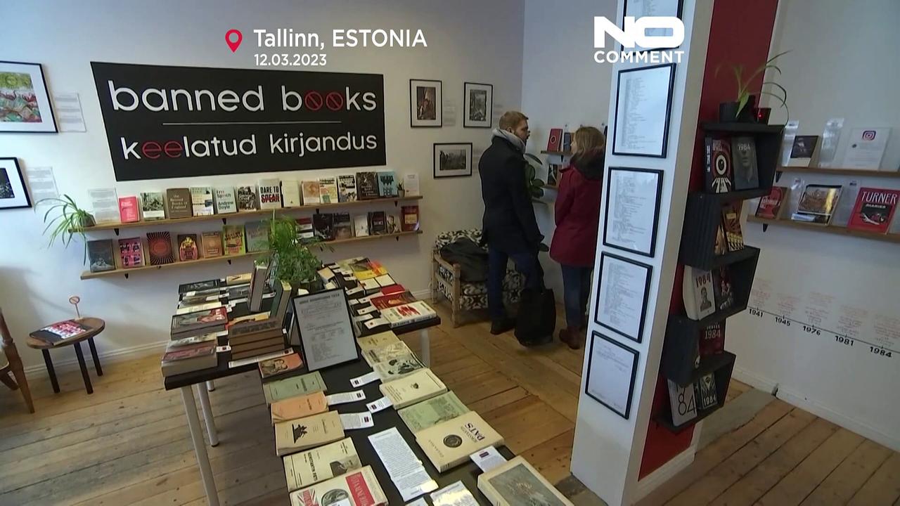 Banned books from all over the world displayed in Tallinn museum