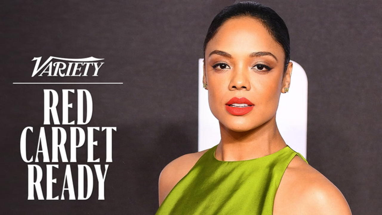 Tessa Thompson's Makeup Artist Shares the Painting That Inspired Her 'Creed' Red Carpet Look | Red Carpet Ready