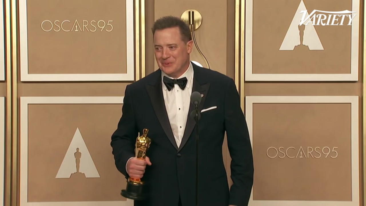 Brendan Fraser - Best Actor in 'The Whale' - Full Oscar Backstage Pressroom Speech