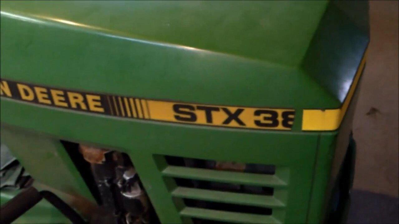 John Deere, STX38, Kohler will not Crank engine One News Page VIDEO