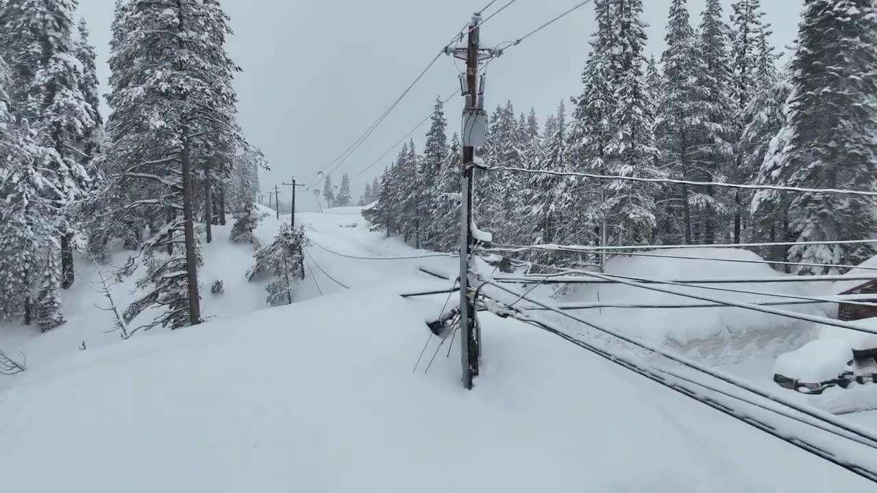 California homes completely buried in snow from One News Page VIDEO