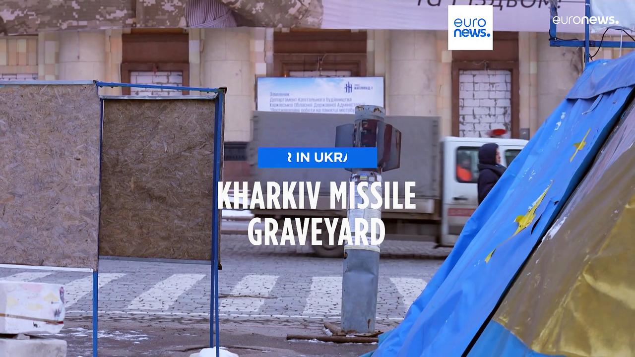 Missile Cemetary in Kharkiv to document war crimes against civilians