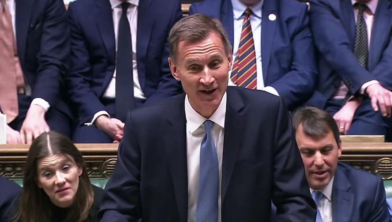 Fuel duty will be frozen for the next year, Hunt confirms