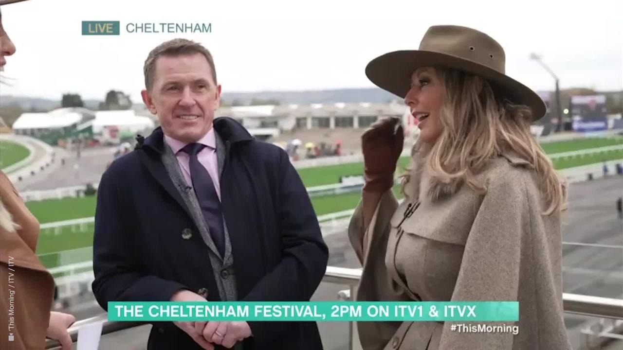 Carol Vorderman denies going to the races with Matt Hancock