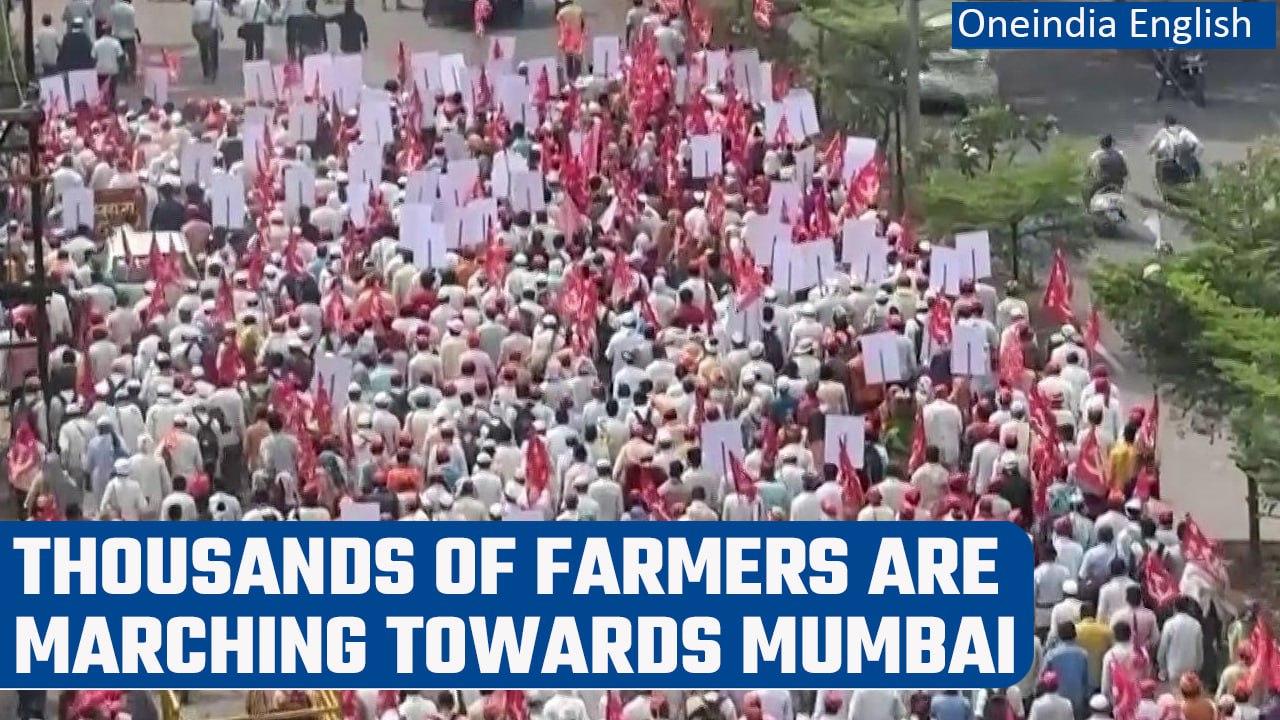 Maharashtra farmers marching towards Mumbai with a long list of demands | Oneindia News
