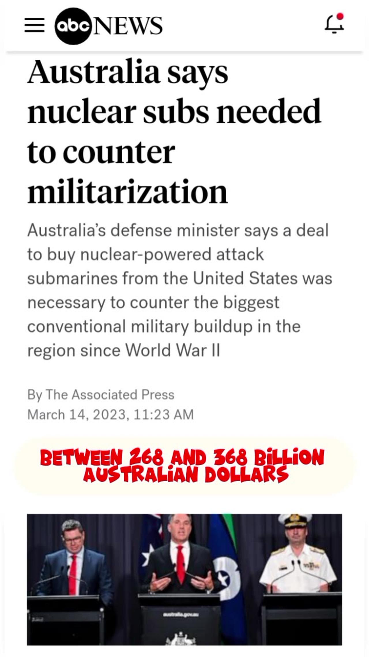 Inside Australia's Controversial Nuclear Submarine Deal: Countering China's Military Buildup?