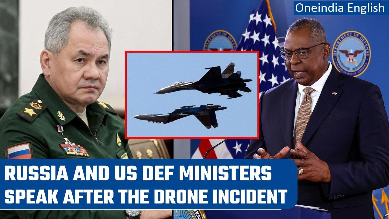 Russian, U.S. defence ministers speak by phone after U.S. drone crash | Oneindia News