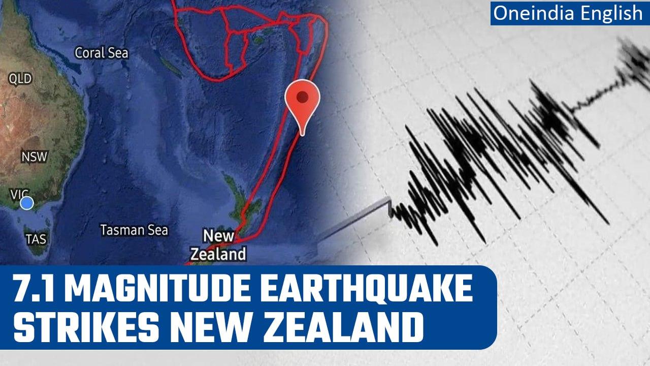 New Zealand: Earthquake of magnitude 7.1 hits Kermadec Islands | Oneindia News