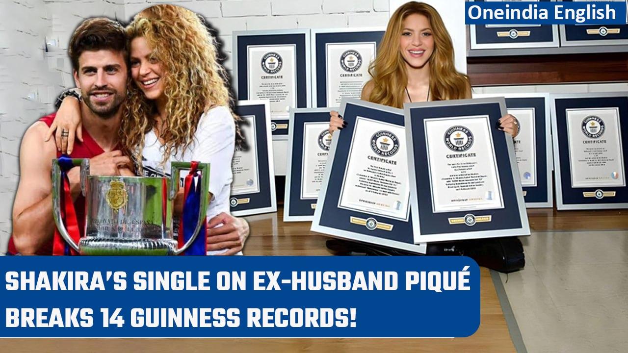 Shakira breaks 14 Guinness World Records after diss track aimed at ex Gerard Piqué | Oneindia News
