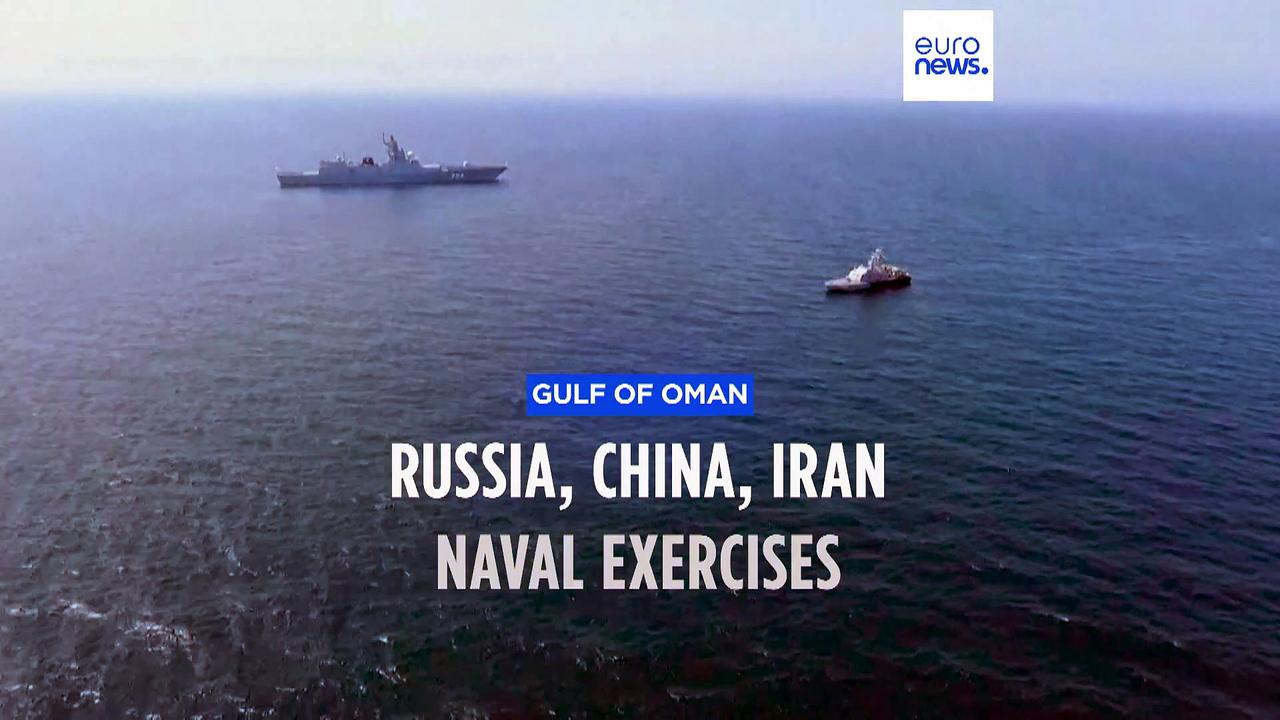 Russia in joint naval exercises with China and Iran in the Gulf of Oman
