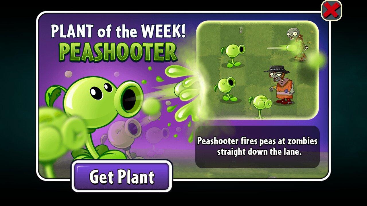 Plants vs Zombies 2 - Epic Quest - CORE Plant Showcase - Peashooter - March 2023