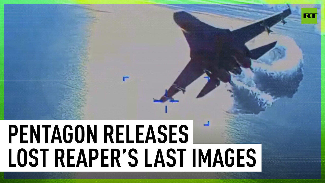 Pentagon releases Black Sea drone incident footage