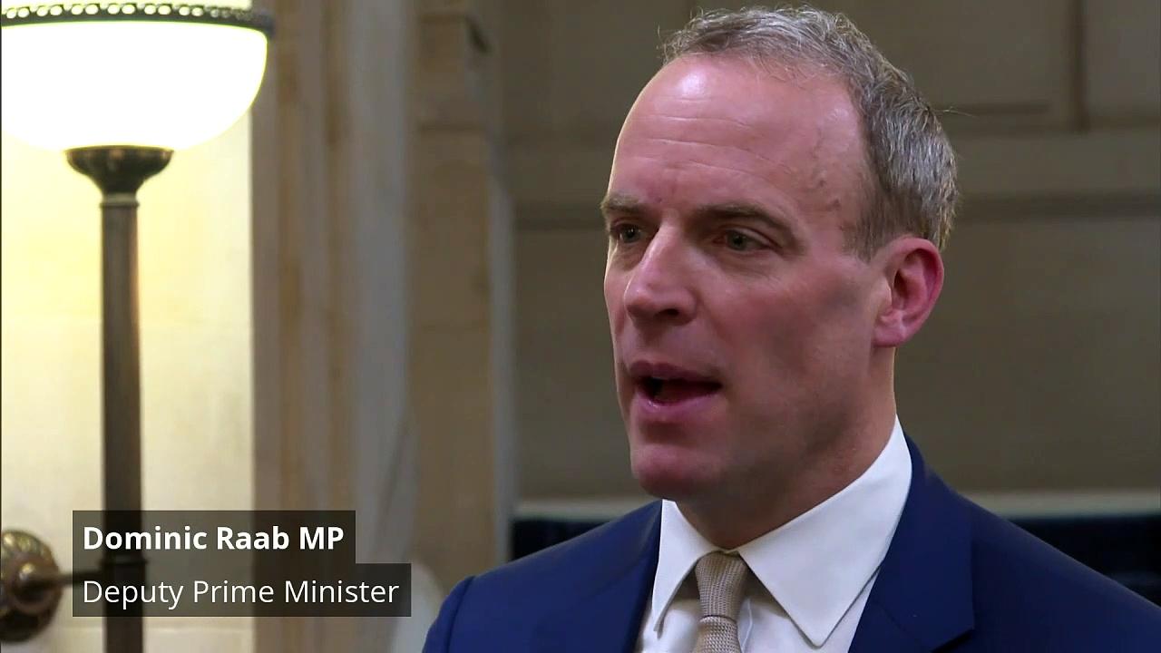 Dominic Raab: 'I behaved professionally at all times'