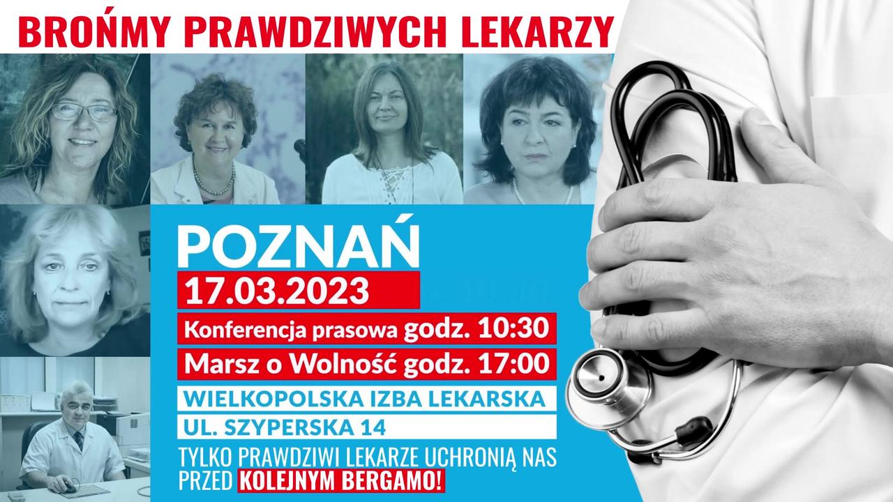 Bronimy Prawdziwych Lekarzy! - Poznań 17.03.23